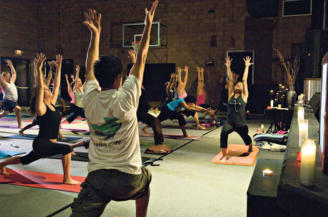 ‘Restorative Yoga’ is a stress-reliever for residents